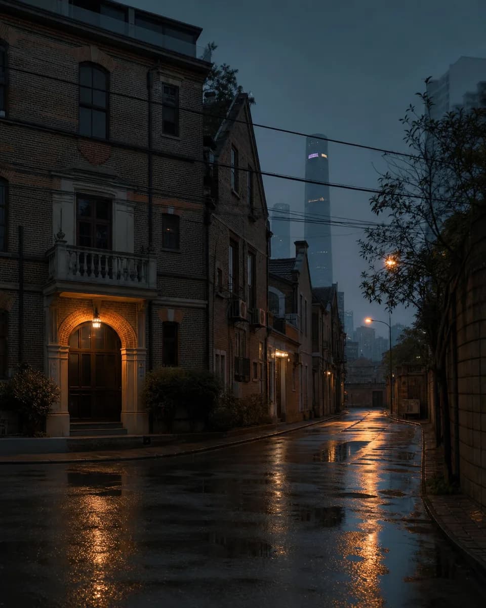 雨后的城市